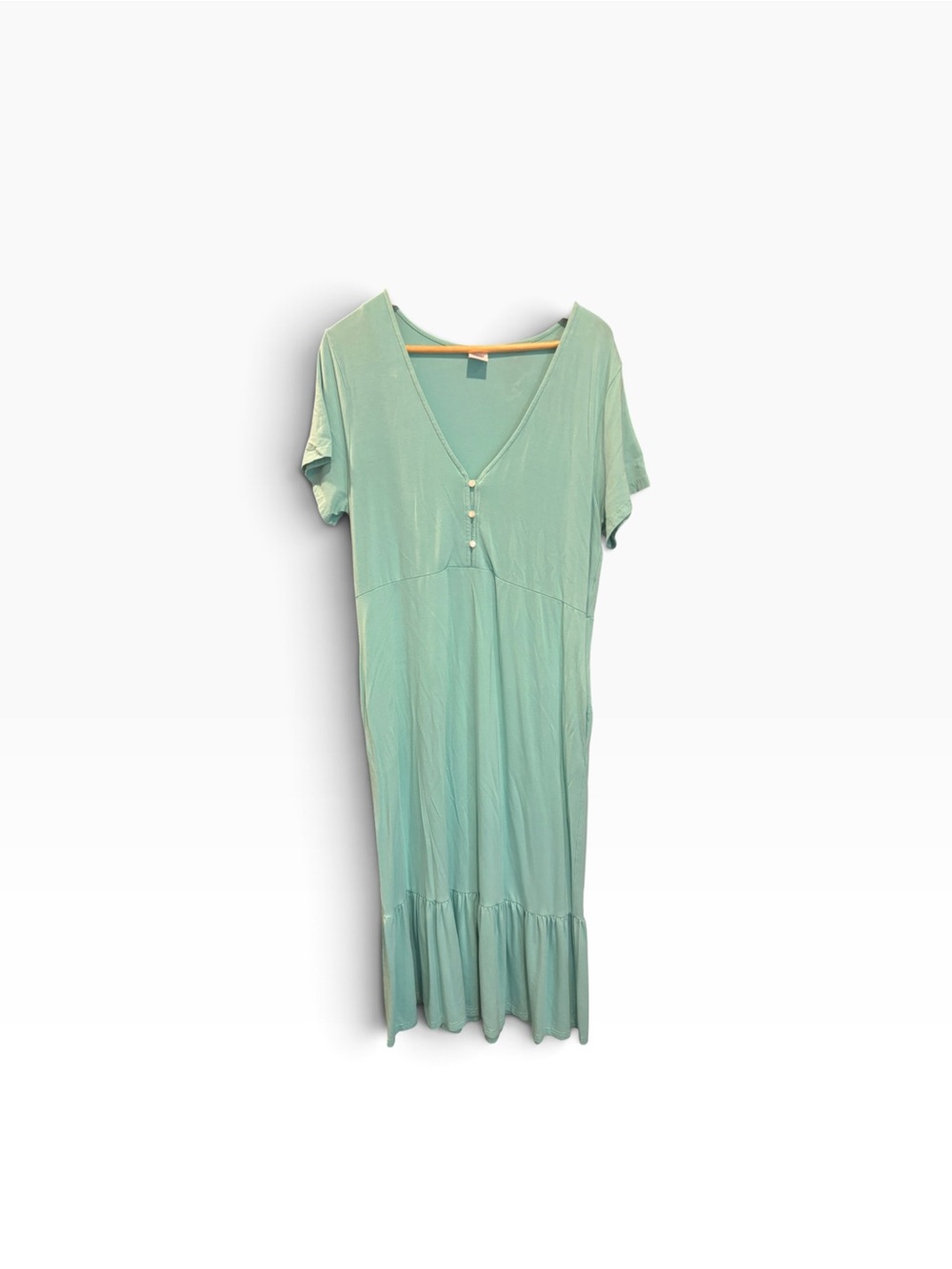 Smash + Tess Mint Green V-Neck Maxi Dress